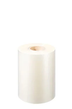 Siegelfolie 30 μm für faser-schalen 185 mm x 400 m Transparent