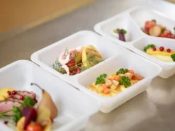 Siegelschale Caterline 227 x 178 x 50 mm Weiß 2-Teilung