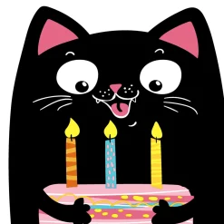 Silhouettes Airlaid Serviette 33 x 33 cm Party Cat