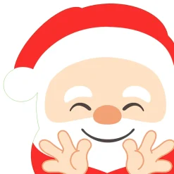 Silhouettes Airlaid Serviette 33 x 33 cm Hello Santa