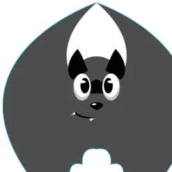 Silhouettes Airlaid Serviette 33 cm Cute Bat