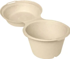 Snackbox 575 ml Braun ungeteilt