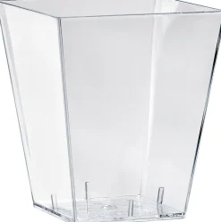 Square, groß 15 cl Transparent ungeteilt