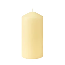 Stumpenkerze matt 150 x Ø 70 mm 50 Std. Cream