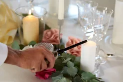 Stumpenkerze matt 150 x Ø 70 mm 50 Std. Cream