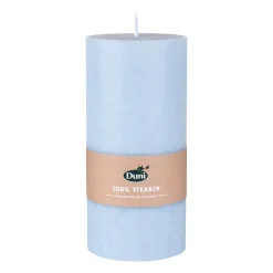 Stumpenkerzen 150 x Ø 70 mm 50 Std. Leicht Blau