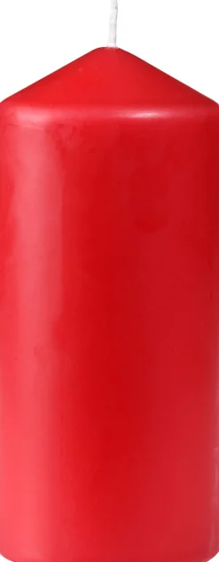 Stumpenkerzen 130 x Ø 60 mm 40 Std. Rot