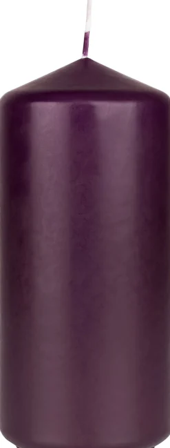 Stumpenkerzen 150 x Ø 70 mm 62 Std. Plum