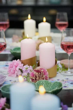 Stumpenkerzen 150 x Ø 70 mm 62 Std. Soft Pink