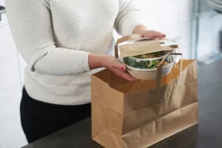 Take Away Tasche 360 x 170 x 270 mm Braun