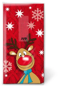 Taschentücher 21,5 x 22 cm Red Nose