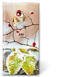 Taschentücher 21,5 x 22 cm Saison d'Hiver