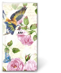 Taschentücher 21,5 x 22 cm Vintage Garden