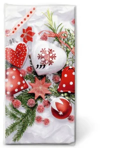 Taschentücher 21,5 x 22 cm Xmas Decoration