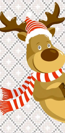 Taschentücker 21,5 x 22 cm Reindeer Fun