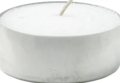 Teelichte, 6 Std. Ø 39 mm 6 Std. Weiß