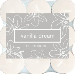 Teelichte, 4 Std. Ø 39 mm 4 Std. Weiß