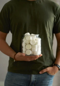 Teelichte, 6 Std. Ø 39 mm 6 Std. Weiß