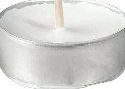 Teelichte, 4 Std. Ø 39 mm 4 Std. Weiß