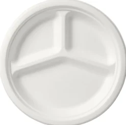 Teller 3-geteilt Ø 26 cm Weiß