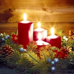 Tissue-Serviette 24 x 24 cm Advent 3-lagig