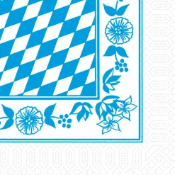 Tissue-Serviette 33 x 33 cm Bayernraute 3-lagig