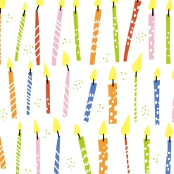Tissue-Serviette 33 x 33 cm B-Day Candles 3-lagig