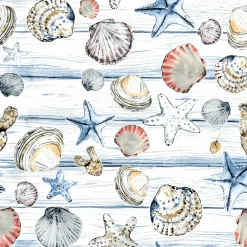 Tissue-Serviette 24 x 24 cm Beach Shells 3-lagig