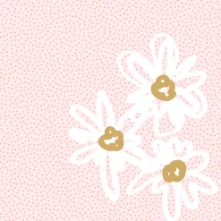 Tissue-Serviette 24 x 24 cm Blooming Pattern 3-lagig