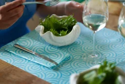 Tissue-Serviette 24 x 24 cm Breeze Mint Blue 3-lagig