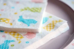 Tissue-Serviette 33 x 33 cm Bunnies & Eggs 3-lagig