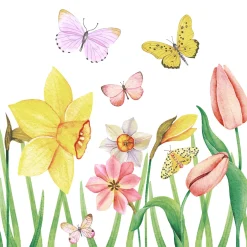 Tissue-Serviette 24 x 24 cm Butterfly meadow 3-lagig