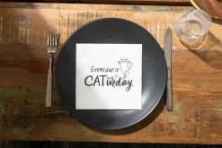 Tissue-Serviette 33 x 33 cm Caturday 3-lagig