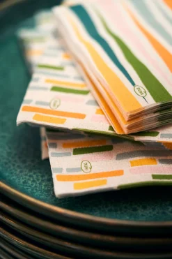 Tissue-Serviette 33 x 33 cm Cabana Stripe 3-lagig