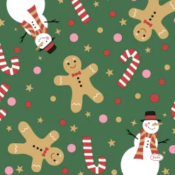 Tissue-Serviette 33 x 33 cm Candyman Green 3-lagig