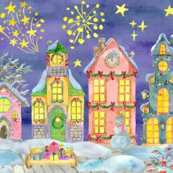 Tissue-Serviette 33 x 33 cm Celebrate Street 3-lagig