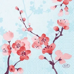 Tissue-Serviette 24 x 24 cm Cherry Breeze Blue 3-lagig