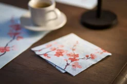 Tissue-Serviette 24 x 24 cm Cherry Breeze Blue 3-lagig