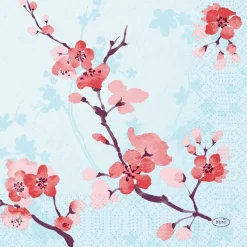 Tissue-Serviette 33 x 33 cm Cherry Breeze Blue 3-lagig