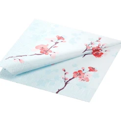 Tissue-Serviette 40 x 40 cm Cherry Breeze Blue 3-lagig