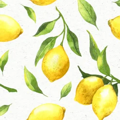 Tissue-Serviette 24 x 24 cm Citrus 3-lagig