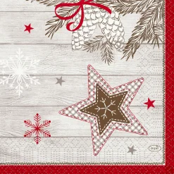 Tissue-Serviette 33 x 33 cm Cozy Winter 3-lagig