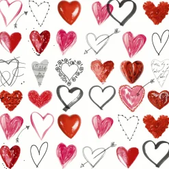 Tissue-Serviette 33 x 33 cm Cupids Arrow 3-lagig