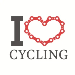 Tissue-Serviette 33 x 33 cm Cycling Love 3-lagig