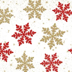 Tissue-Serviette 33 x 33 cm Delicate Snow 3-lagig