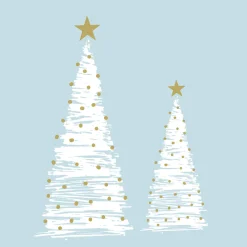 Tissue-Serviette 33 x 33 cm Elegant Trees 3-lagig