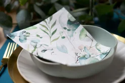 Tissue-Serviette 33 x 33 cm Eucalyptus white 3-lagig