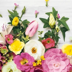 Tissue-Serviette 33 x 33 cm Florals 3-lagig