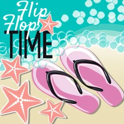 Tissue-Serviette 33 x 33 cm Flip Flop 3-lagig
