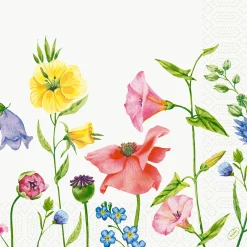 Tissue-Serviette 40 x 40 cm Flowy Meadow 3-lagig